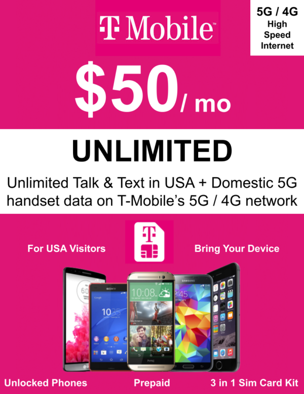 T-MOBILE PREPAID UNLIMITED PREPAID PLAN