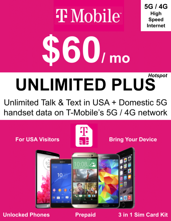 T-MOBILE PREPAID UNLIMITED PLUS PREPAID PLAN