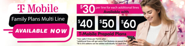 T-MOBILE PREPAID UNLIMITED FAMILY PLAN 5 LINES - Image 2